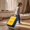 Kip - Rolschaatsen - Geel Kinderkoffer - Blauw klein -sfeer1