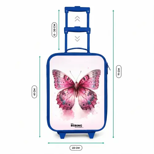 Mystieke monarch Kinderkoffer - Blauw klein -productfoto_formaten