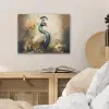 Pauw - Pauwenveren - Bloemen - Vogels - Botanisch PET vilt klein -sfeer3