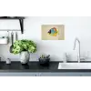 Kleurrijk - Vis - Schubben - Illustratie Muursticker klein -keuken