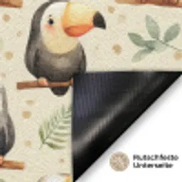 Toekans - Exotisch - Kleurrijk Deurmat klein 898 -antislip_DE