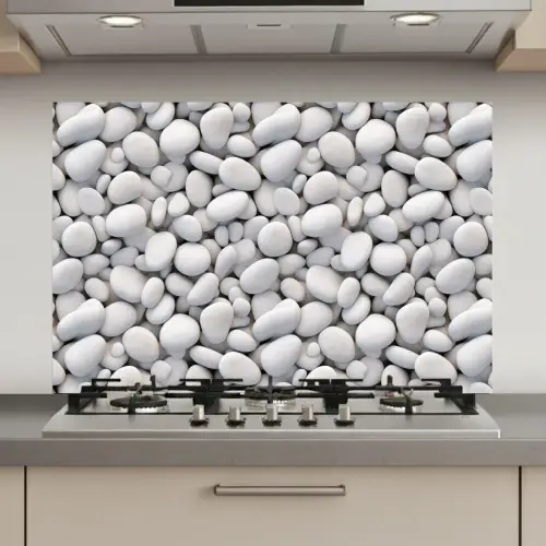 Wit - Kiezels - Egaal keuken achterwand spatscherm klein 900 -3d_website