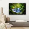 Jungle - Waterval - Australië - Planten - Natuur canvas 2cm klein -sfeer6