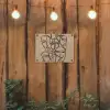 Gezichtenzee - Lijntekening - Abstract tuinposter los doek klein -sfeer1