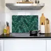 Jungle - Bladeren - Tropisch Inductie beschemer met haakjes klein -sfeer2