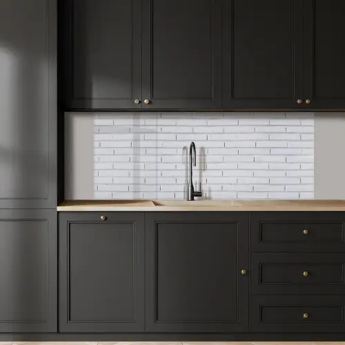 Bakstenen - Geverfd - Wit - Minimalistisch keuken achterwand 2 middel 871 -sfeer1