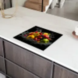 Fruit - Appel - Sinaasappel - Rode vruchten - Water Inductie beschermer vinyl 3mm middel -sfeer8