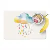 Wolk - Regen - Watercolor - Kleurrijk Placemat vinyl groot -zzzproduct_Kitchenyeah-website