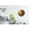 Hek - Natuur - Mist - Veld Wandcirkel aluminium klein -kinderkamer