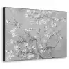 Amandelbloesem - Kunst - Van Gogh - Grijs Textielframe - compleet frame klein -3d
