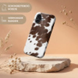 Koeienhuid - Klassiek - Bruin Toughcase MagSafe Apple iPhone 17 klein -USP_RandenV_NL