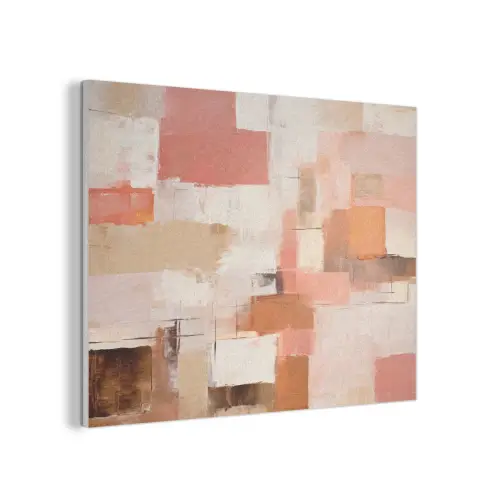 Kunst - Roze - Abstract PET vilt klein -3d