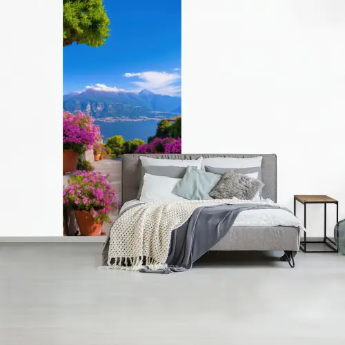 Lake Como - Italië - Landschap fotobehang vinyl groot -slaapkamer