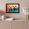 Vogels - Kleurrijk - Tak - Abstract fotolijst zwart zonder passe partout klein -sfeer5