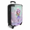 Fee in een paarse jurk met blauwe vleugels NBS - Handbagage koffer - Kinderen Unisex middel -productfoto_3d