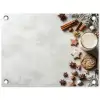 Winter - Kerst - Specerijen - Wit tuinposter los doek klein -3d