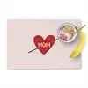 Hart - Rood - Bloem - Moeder Placemat vinyl groot -zzzproduct_Kitchenyeah-website