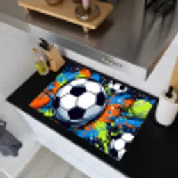 Sport - Ballen - Kleurrijk Inductie beschemer met haakjes klein -sfeer1
