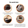 Paard - Wolken - Open veld Inductie beschermer vinyl 3mm klein -zzzzzzz-td-werking