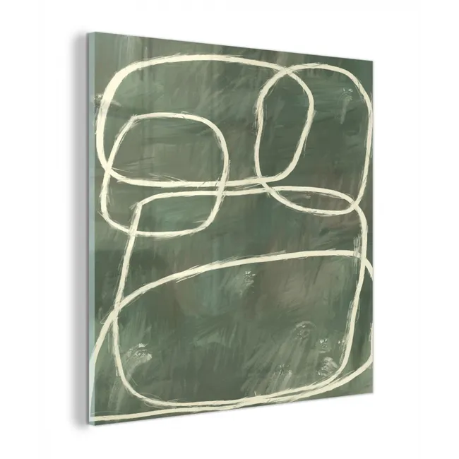 Abstract - Groen - Kunst - Modern plexiglas 5mm klein -z3d