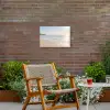 Zee - Zon - Zand Tuinposter op houten frame 2 cm dik klein -sfeer3