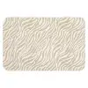 Zebra - Patroon - Beige WCmat klein 1009 -3d