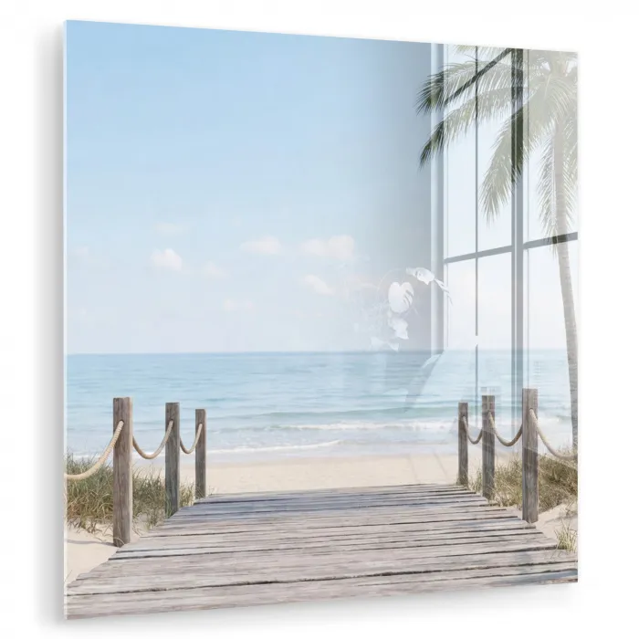Palmbomen - Pad - Horizon plexiglas 5mm klein -zzzproduct_nieuw