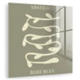 Bohemian - Planten - Groen - Abstract plexiglas 5mm klein -zzzproduct_nieuw