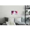 Zee - Roze - Bloemen - Poort Muursticker klein -slaapkamer