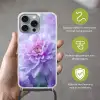 Paars - Dahlia - Dromerig Hoesje iPhone 16 Pro Max met koord klein -sfeer2_NL