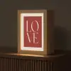 Love - Rood - Minimalistisch Light Box met kabel (Tafellamp) klein -z3d_website