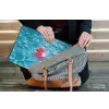 Badeend - Dobberend - Roze laptophoes neopreen klein -tas