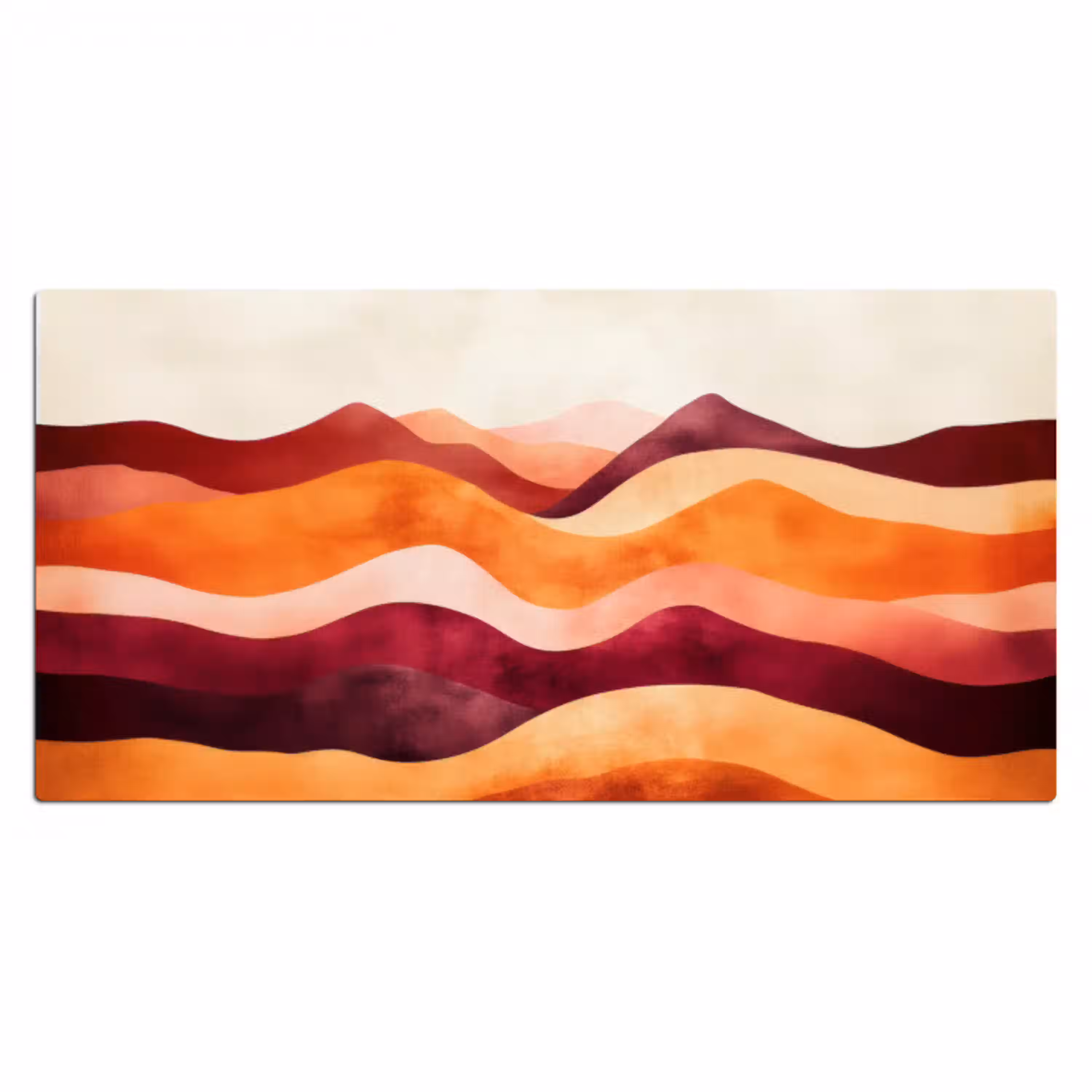 Abstract - Landschap - Golven Muismat XXL klein -3d_leeg