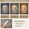 Hond - Bloemen - Roze Light Box met kabel klein -USP_lichtkleurNL
