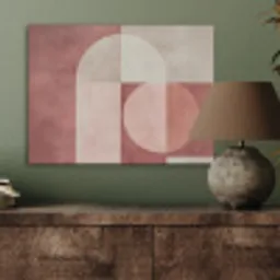 Figuren - Abstract - Roze PET vilt klein -sfeer2