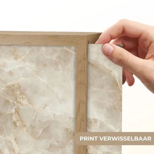 Lichtbeige - Onyx - Subtiel Light Box met batterij (Wandlamp) middel 907 -USP_websiteprintNL