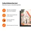 Bloemen - Huizen - Dorp Inductie beschermer vinyl 3mm klein -zzzzzzz-td-ups