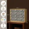 Modern - Abstract - Zwart Light Box met batterij (Wandlamp) middel 907 -USP_websiteoverzichtNL