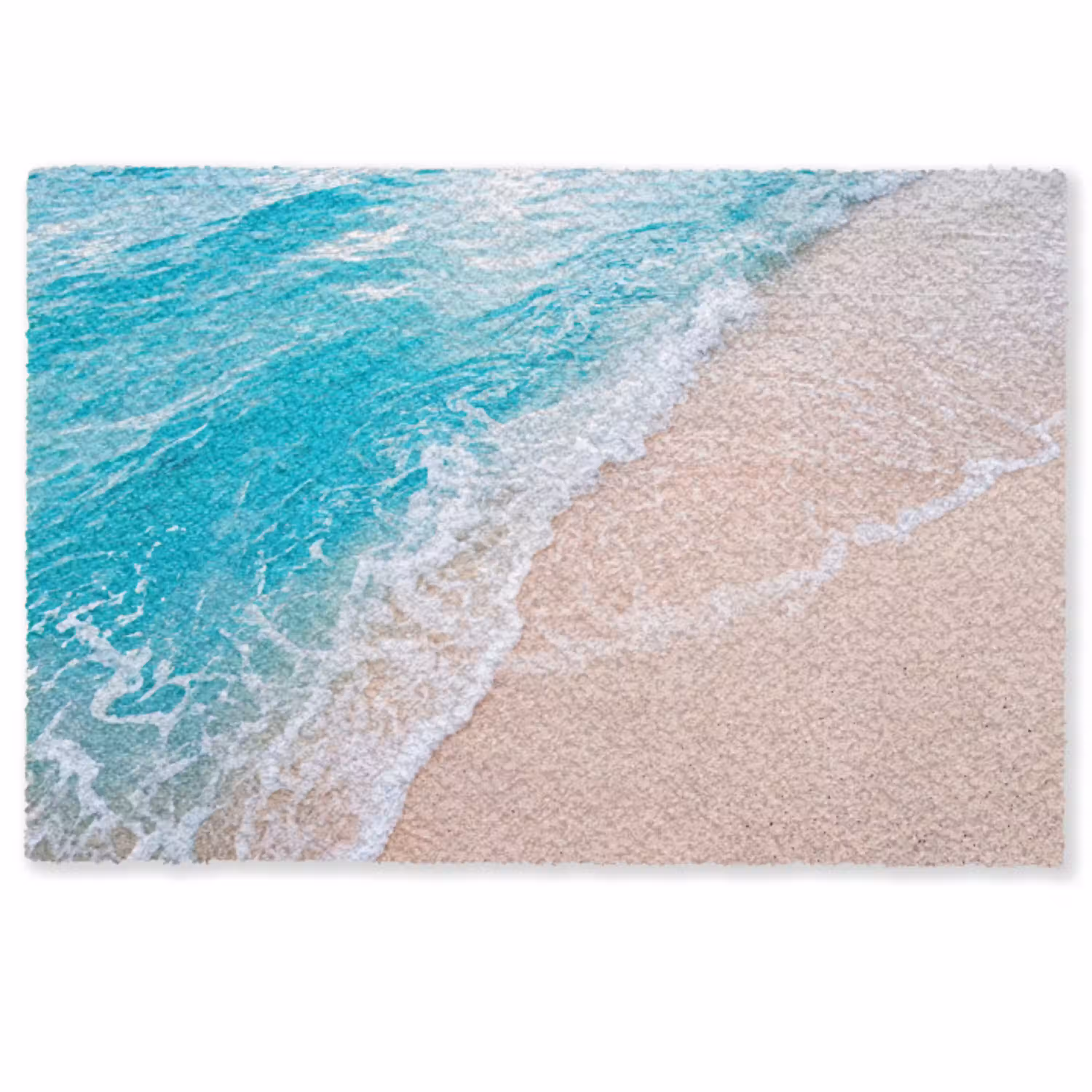 Strand - Zee - Golf - Natuur - Blauw Deurmat klein -zkaufland3d