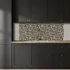 Grafisch - Lijnen - Zwart keuken achterwand 2 middel 871 -sfeer1