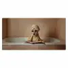 Bad - Hond - Boek - Zonnebril Muismat XXL klein -3d_leeg