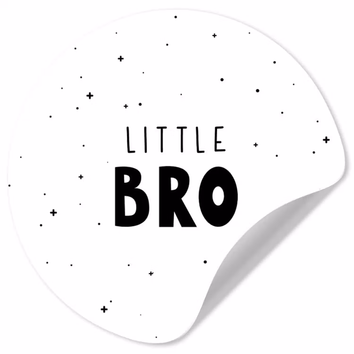 Behangcirkel - Spreuken - Kind - Jongens - Little bro - Quotes