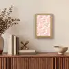 Kraanvogels - Bloesem - Roze Light Box met kabel (Tafellamp) klein 925 -sfeer2