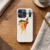 Spaghetti - tomatensaus - Parmezaanse kaas Telefoonhoesje iPhone 17 Pro klein -sfeer1