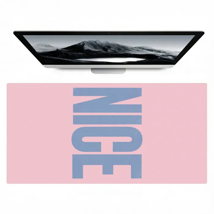 Nice - Paars - Roze Muismat XXL klein -zzz3d