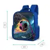 Neon - Net - Voetbal - Kleurrijk Kinderrugzak - Blauw middel -productfoto_formaten