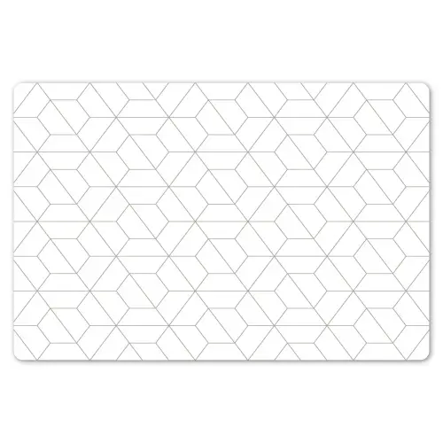 Geometrie - Lijn - Patroon Placemat vinyl groot 368 -zzsfeer1_Kitchenyeah-website