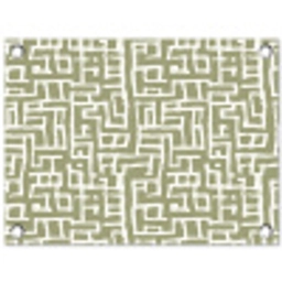 Grafisch - Patroon - Groen tuinposter los doek klein 239 -3d