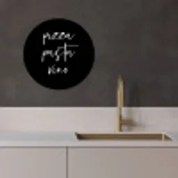 Zwierig Italiaans Trio KitchenYeah - Keuken - Wandcirkel Forex klein -sfeer1