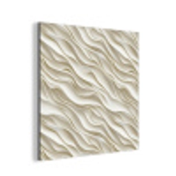 Golven - Wit - Minimalistisch aluminium wit klein 46 -3d